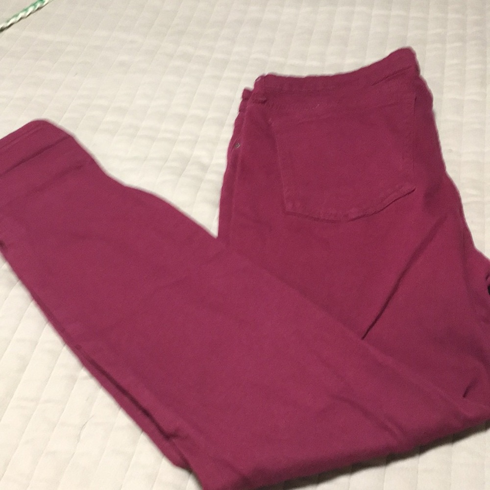 Gap dark red size 12 leggings